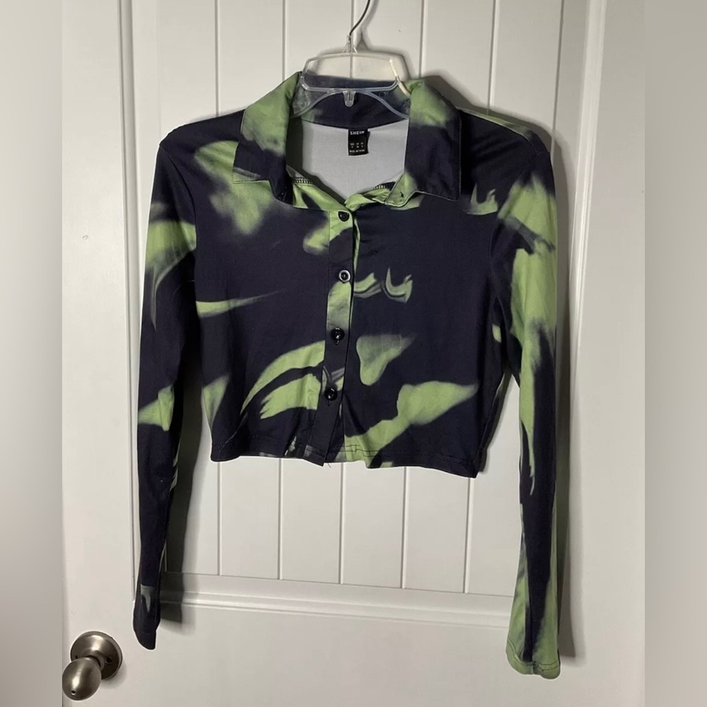 Tie Dye cropped Shirt